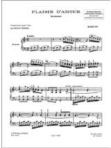 Plaisir d'amour - Giovanni Battista Martini - Partition - Piano